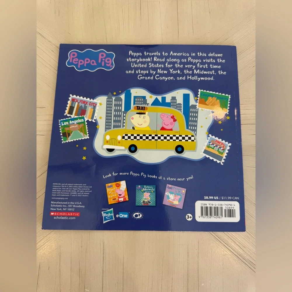 Peppa Pig Book Bundle 2 Scholastic On the Road Family Trip